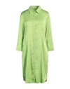 Camicettasnob Woman Midi Dress Lime Green Size 10 Viscose, Elastane