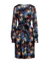 Camicettasnob Woman Midi Dress Blue Size 10 Viscose, Elastane