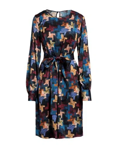 Camicettasnob Woman Midi Dress Blue Size 10 Viscose, Elastane