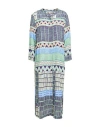 Camicettasnob Woman Midi Dress Light Green Size 6 Viscose In Green