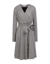 Camicettasnob Woman Midi Dress Light Grey Size 6 Viscose, Polyester, Elastane In Grey