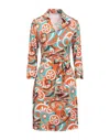 Camicettasnob Midi Dresses In Orange
