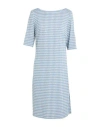 Camicettasnob Woman Midi Dress Pastel Blue Size 6 Viscose, Polyester, Elastane In Blue
