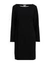Camicettasnob Woman Mini Dress Black Size 8 Polyester, Rayon, Elastane In Black