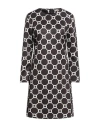 Camicettasnob Woman Mini Dress Black Size 4 Viscose, Polyester, Elastane In Black