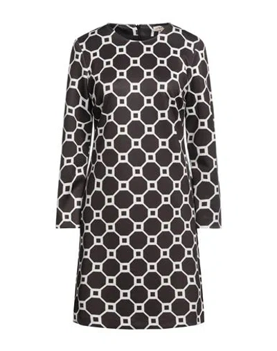 Camicettasnob Woman Mini Dress Black Size 4 Viscose, Polyester, Elastane