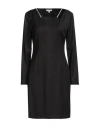 Camicettasnob Woman Mini Dress Black Size 6 Polyester, Viscose, Elastane In Black