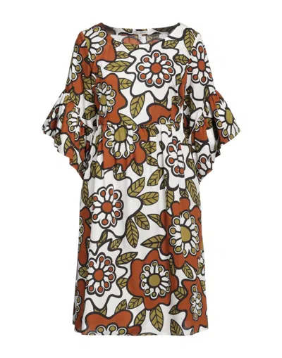 Camicettasnob Short Dresses In Brown