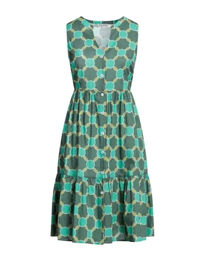 Camicettasnob Short Dresses In Green