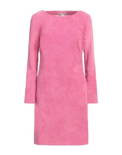 Camicettasnob Woman Mini Dress Fuchsia Size 10 Polyester, Polyamide, Elastane In Pink