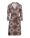Camicettasnob Woman Mini Dress Garnet Size 6 Viscose, Elastane In Red