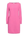 Camicettasnob Woman Mini Dress Mauve Size 12 Polyester, Viscose, Elastane In Purple