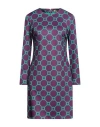 Camicettasnob Woman Mini Dress Mauve Size 4 Viscose, Polyester, Elastane In Purple