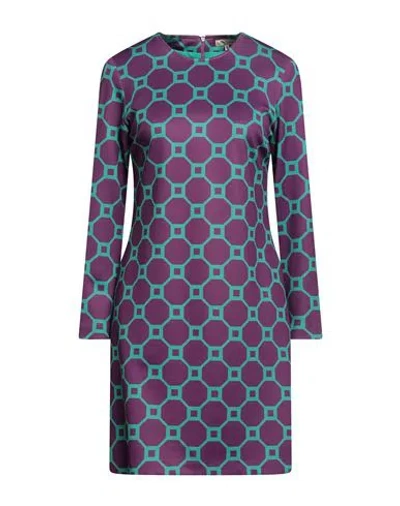 Camicettasnob Woman Mini Dress Mauve Size 4 Viscose, Polyester, Elastane In Purple