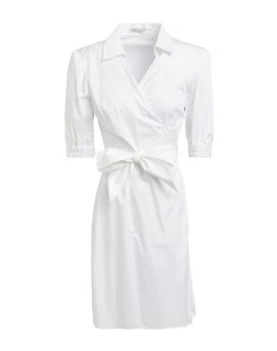 Camicettasnob Woman Mini Dress White Size 8 Cotton