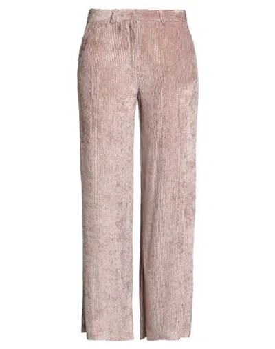 Camicettasnob Woman Pants Antique Rose Size 12 Viscose In Pink