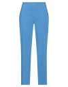 Camicettasnob Woman Pants Azure Size 8 Cotton, Polyester, Elastane In Blue