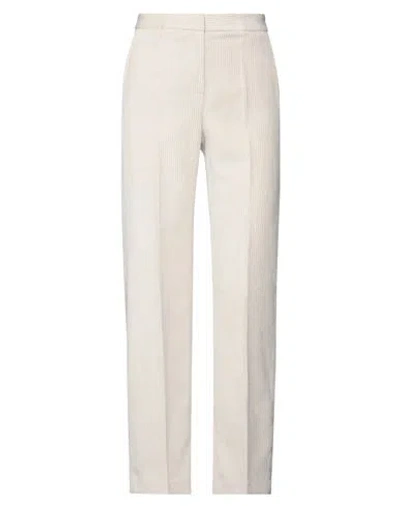 Camicettasnob Woman Pants Cream Size 10 Polyester, Polyamide, Elastane In White