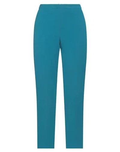Camicettasnob Woman Pants Deep Teal Size 8 Polyester, Rayon, Elastane In Green