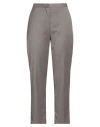 Camicettasnob Woman Pants Grey Size 6 Polyester, Viscose, Elastane In Brown