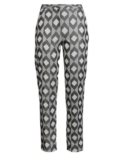 Camicettasnob Woman Pants Grey Size 6 Viscose, Polyester, Elastane In Gray