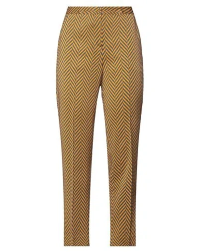 Camicettasnob Woman Pants Marigold Size 6 Viscose, Elastane In Yellow