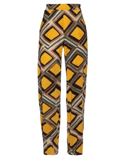 Camicettasnob Pants In Yellow
