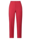 Camicettasnob Woman Pants Burgundy Size 8 Cotton, Polyamide, Elastane In Red
