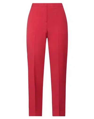 CAMICETTASNOB CAMICETTASNOB WOMAN PANTS RED SIZE 6 POLYESTER, RAYON, ELASTANE