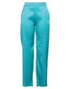 Camicettasnob Woman Pants Turquoise Size 12 Viscose, Elastane In Blue