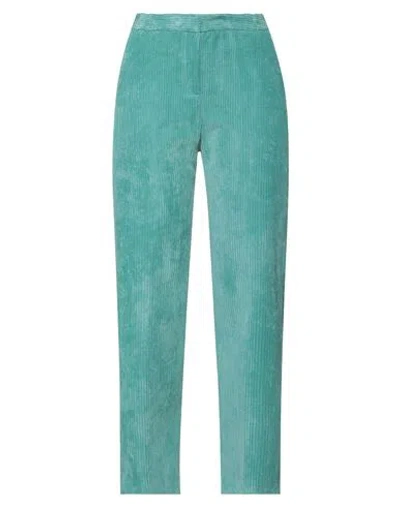 Camicettasnob Woman Pants Turquoise Size 6 Polyester, Polyamide, Elastane In Blue