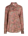 Camicettasnob Woman Shirt Antique Rose Size 8 Viscose In Pink
