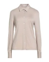 Camicettasnob Woman Shirt Beige Size 6 Viscose, Elastane In Neutral