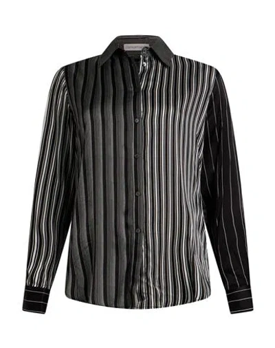 Camicettasnob Woman Shirt Black Size 6 Viscose, Silk, Elastane