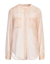Camicettasnob Woman Shirt Blush Size 12 Cotton, Silk In Pink