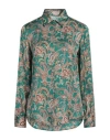 Camicettasnob Woman Shirt Emerald Green Size 10 Viscose
