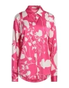 Camicettasnob Woman Shirt Fuchsia Size 10 Viscose, Elastane In Pink