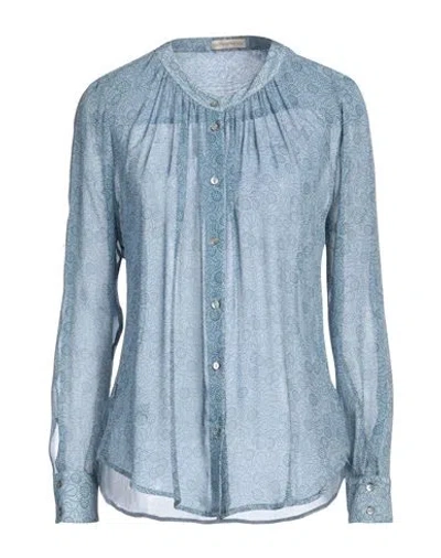 Camicettasnob Woman Shirt Light Blue Size 10 Viscose