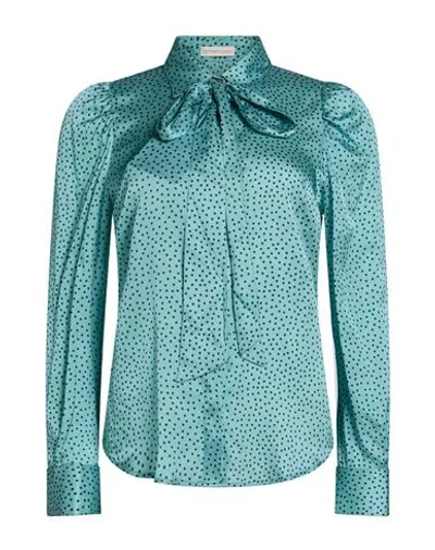 Camicettasnob Woman Shirt Light Blue Size 4 Viscose, Silk