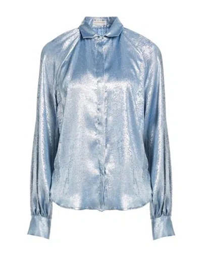 Camicettasnob Woman Shirt Light Blue Size 8 Polyester