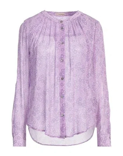Camicettasnob Woman Shirt Lilac Size 6 Viscose In Purple