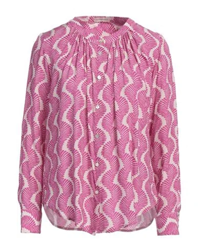 Camicettasnob Woman Shirt Magenta Size 10 Viscose
