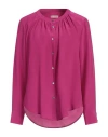 Camicettasnob Woman Shirt Magenta Size 6 Silk In Magenta