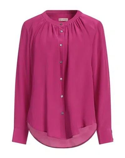 Camicettasnob Woman Shirt Magenta Size 6 Silk In Pink