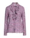 Camicettasnob Woman Shirt Mauve Size 10 Viscose In Purple