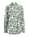 Camicettasnob Woman Shirt Military Green Size 4 Cotton In Green