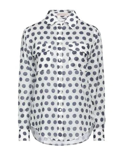 Camicettasnob Woman Shirt Navy Size 6 Cotton In Navy