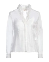 Camicettasnob Woman Shirt Off White Size 8 Silk In Off White