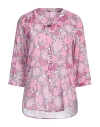 Camicettasnob Woman Shirt Pink Size 10 Cotton In Pink