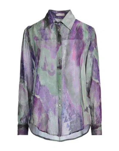 Camicettasnob Woman Shirt Purple Size 8 Viscose